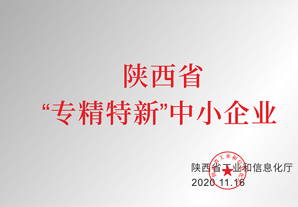 陕西省“专精特新”中小企业